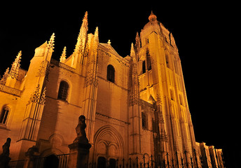 Catedral de Segovia,noche