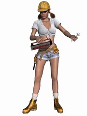 Sexy Handwerkerin