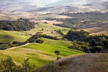 Typische toskanische Landschaft