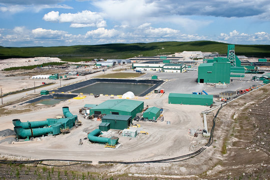 Uranium Mine Site In Northern Canada