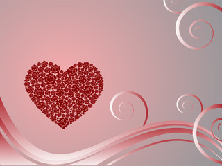 Valentinstag - Rosenherz