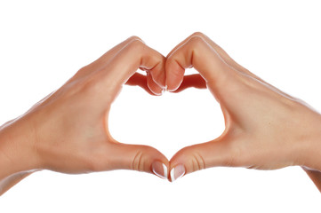 Fototapeta premium Various signs hands and palms