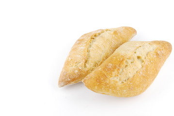 Fresh and homemade white bread