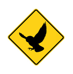 road sign - owl
