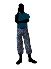 Male Soldier Illustration Silhouette