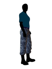 Male Soldier Illustration Silhouette
