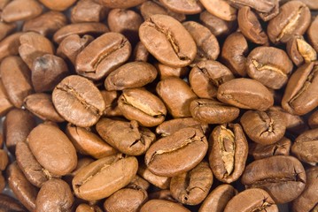 grains of coffee