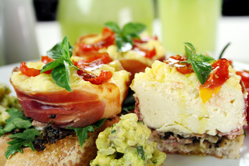 Ricotta Proscuitto Tarts