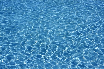 Background blue summer pool water texture