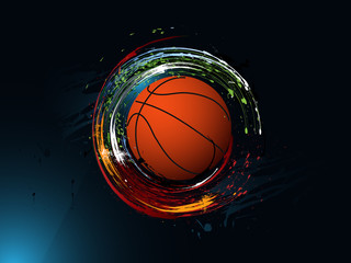 Fototapeta premium dirty abstract grunge background, Basketball