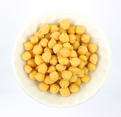 Garbanzo beans in bowl