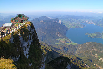 Austria, view from Schafberg, Mondsee