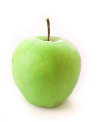 Green apple isolated on white