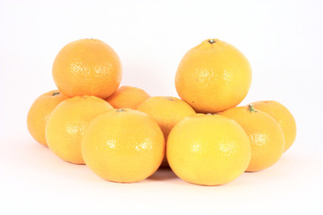 Stack of mandarines