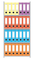 Aktenschrank mit Ringordner