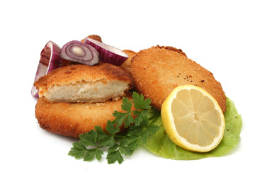 Breaded meat