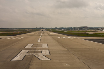 Commercian Jet About to Take Off