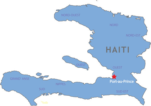 haiti map