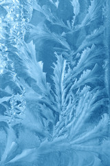 Frosty background on window
