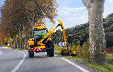 Débroussailleuse de route
