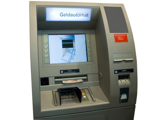 Geldautomat freigestellt