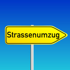 Obraz premium Strassenumzug