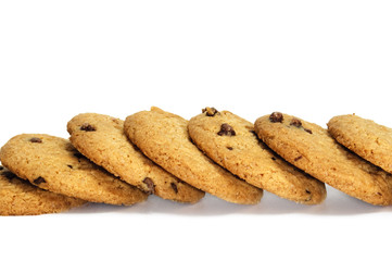 closeup of a pile of  a cookies