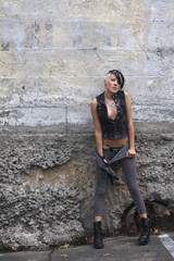 Portrait of a beautiful alternative woman