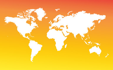 Fototapeta na wymiar Map of the whole world