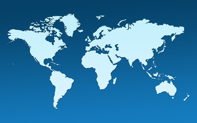 Fototapeta na wymiar Mapa z całego świata