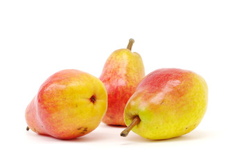 pears on white