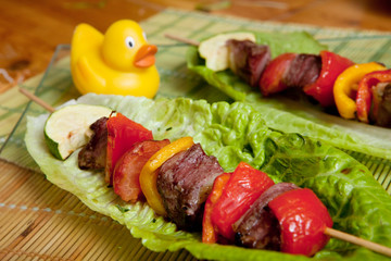 Brochettes de magret