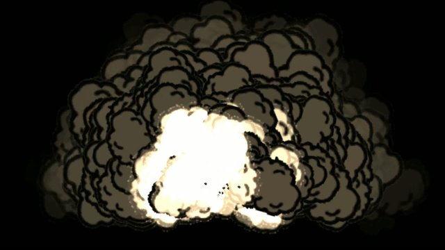 Nuclear Blast.VFX element created