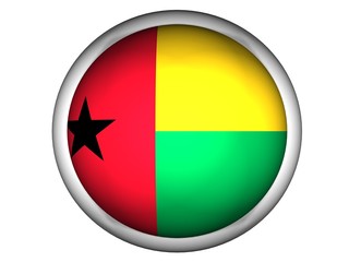 Fototapeta premium National Flag of Guinea | Button Style |