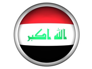 National Flag of Iraq | Button Style |