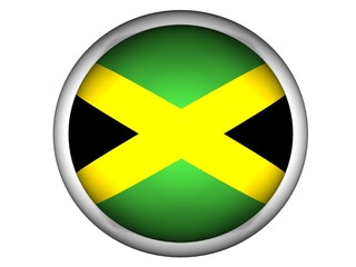 National Flag of Jamaica | Button Style |