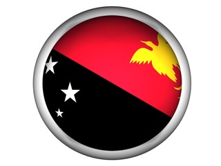National Flag of Papua New Guinea | Button Style |