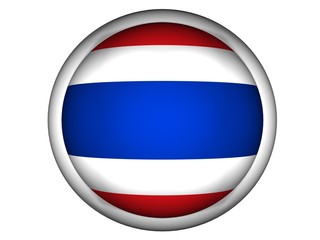 Obraz premium National Flag of Thailand | Button Style |