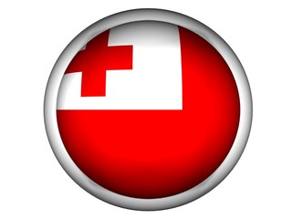 National Flag of Tonga | Button Style |