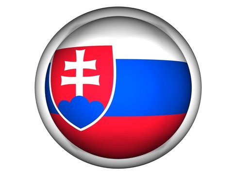 recommend clip art: National Flag of Slovakia | Button Style |