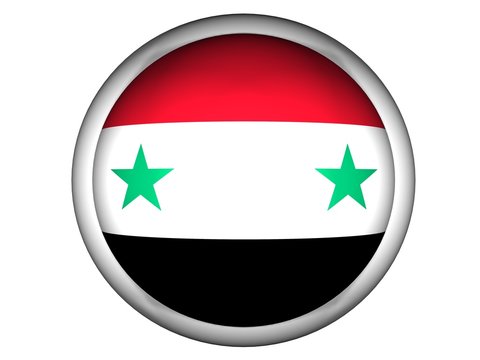 recommend clip art: National Flag of Syria | Button Style |