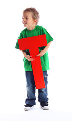 Letter "T" boy - See all letters in my Portfolio