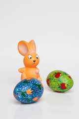 Ostereier mit Hase