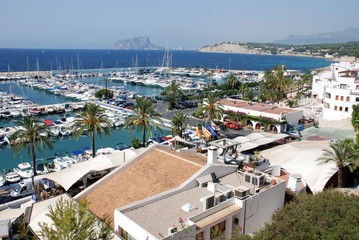 Obraz premium Moraira Yachtport