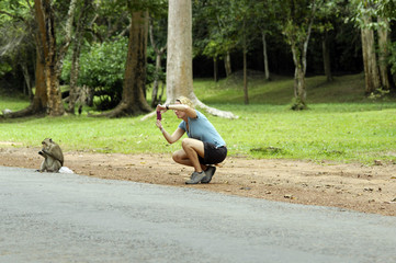 auf dem Weg nach Angkor Wat