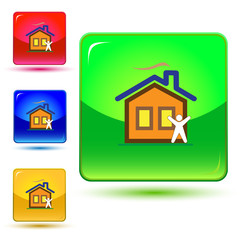 vector icon of home