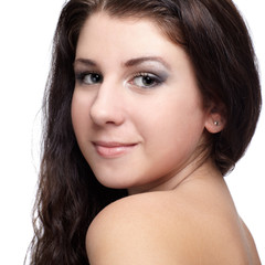 Fototapeta premium brunette girl