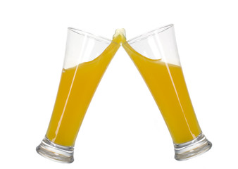 Fruit juice with wave