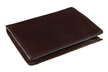 brown leather wallet