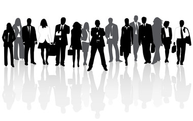 Illustration of business people